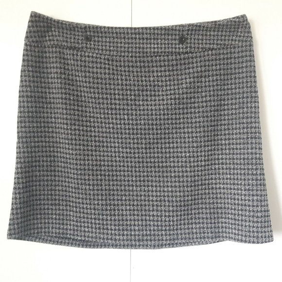 Houndstooth Check mini Skirt sz 22 plus - Picture 1 of 5